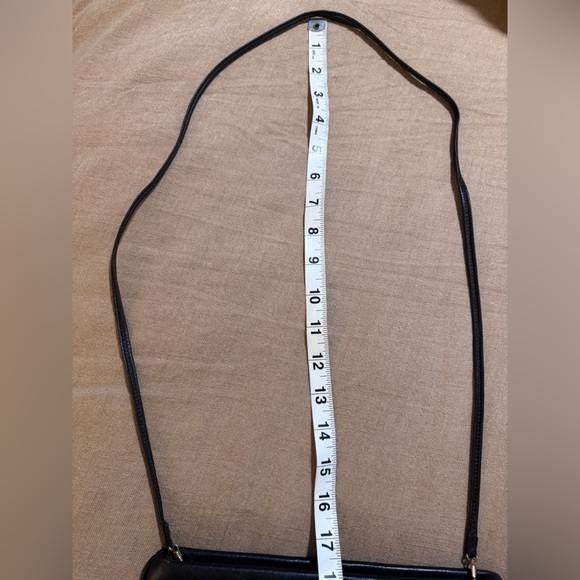 Anne Klein by Calderon Crossbody, Shoulder, or Clutch Black purse/bag 10” x 6” - Picture 8 of 9